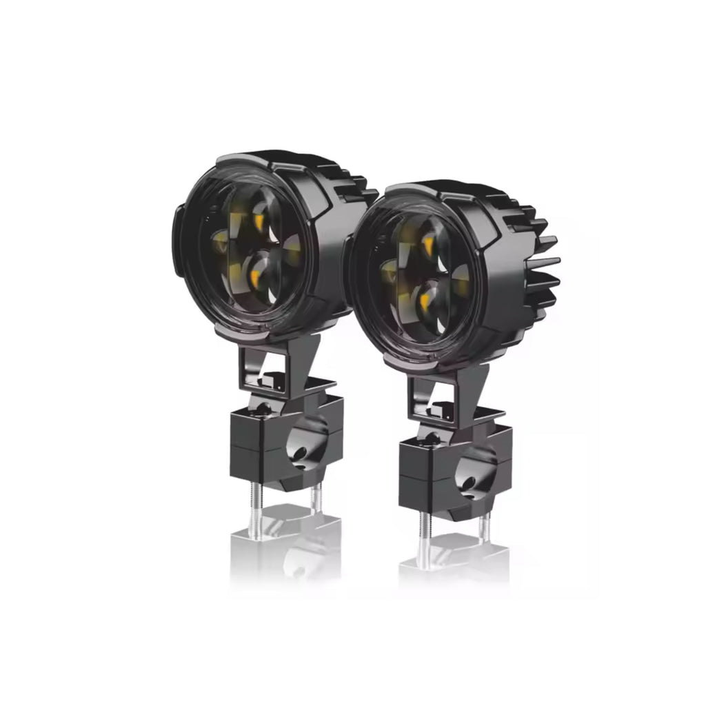 2.75 MMR-01 LED Motorcycle Headlight Lamp, 2Pcs External Lens Spotlights_1