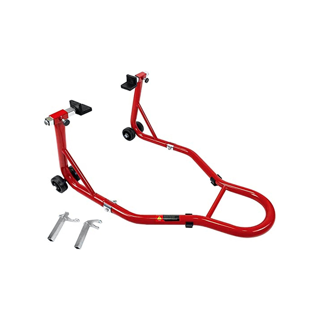 Motorcycle Stand Rear Wheel Lift Swingarm Paddock Stands Red_1