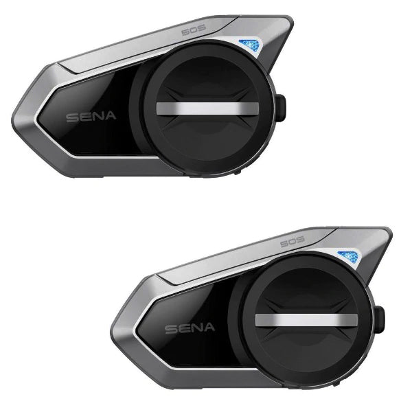 SENA 50S Motorcycle Bluetooth Communication System with Mesh Intercom Dual Pack_1