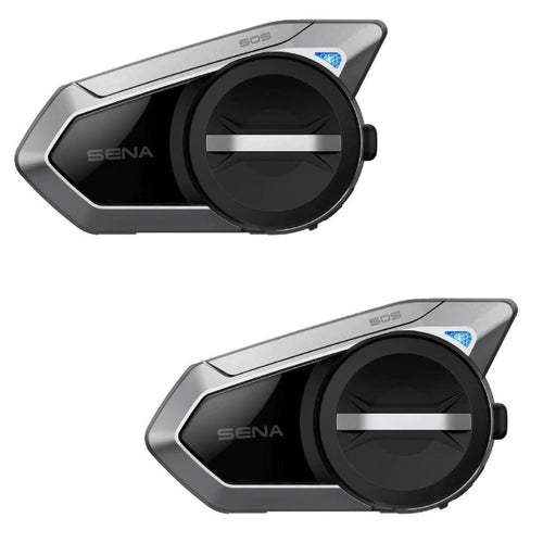 SENA 50S Motorcycle Bluetooth Communication System with Mesh Intercom Dual Pack_1