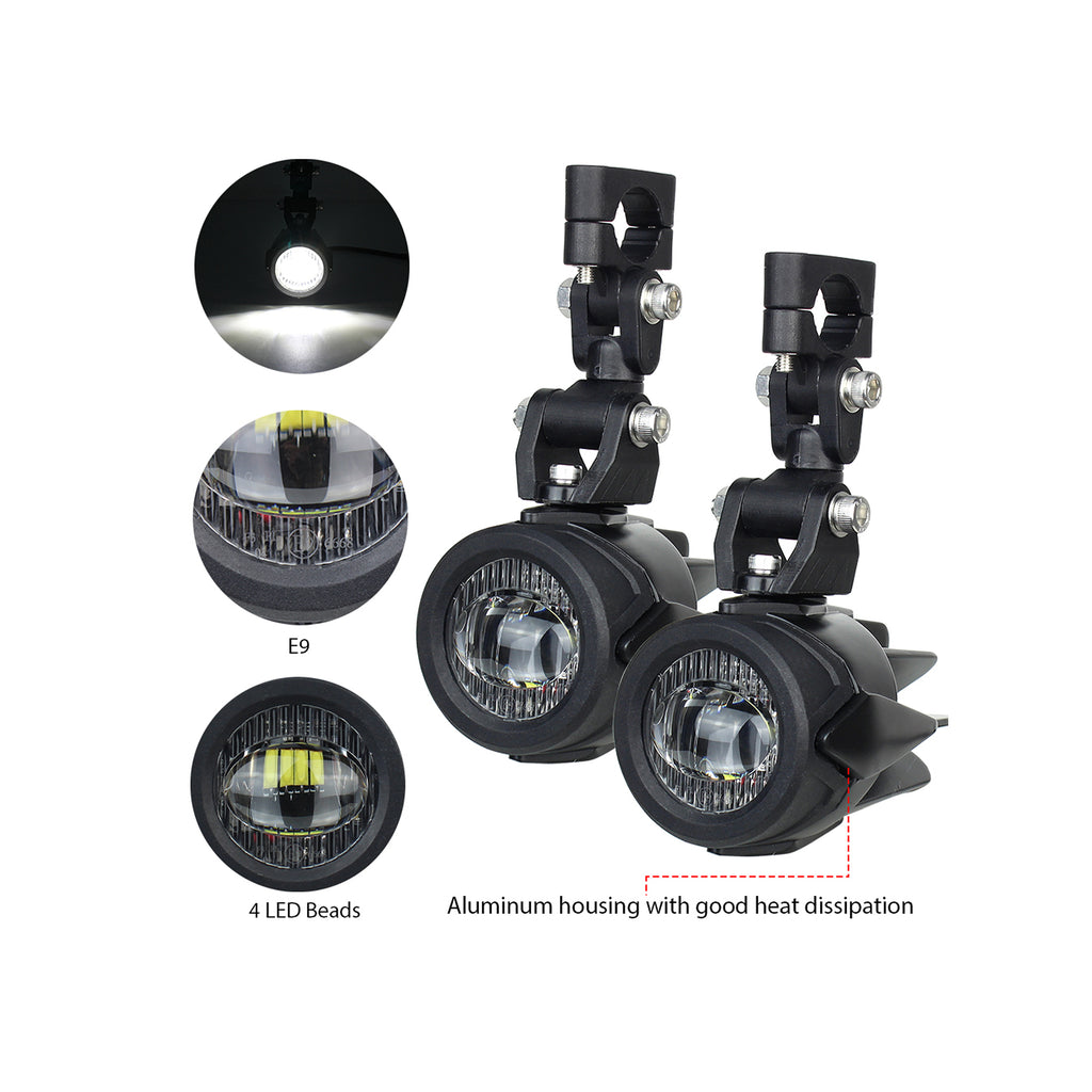 Motorcycle LED Auxiliary Lamp_4