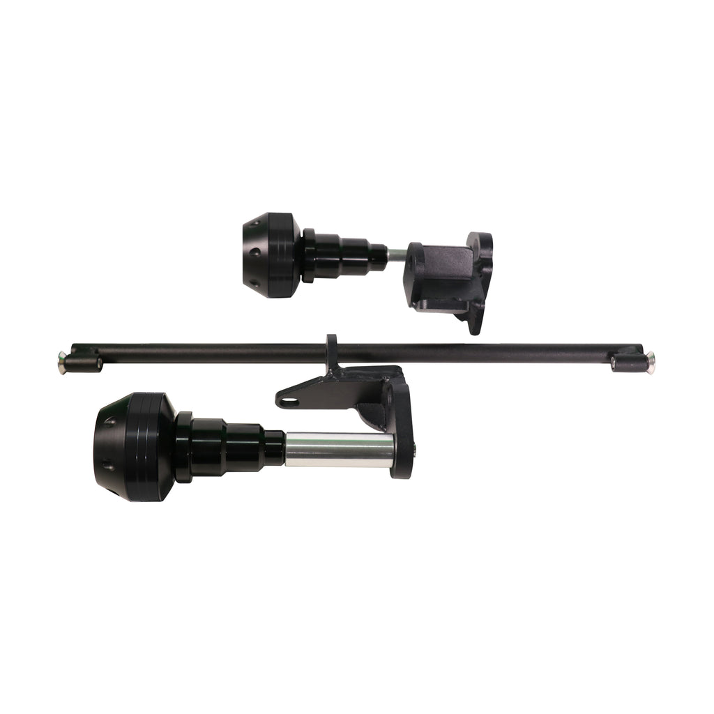 Suzuki Hayabusa Slider Frame Crash Protectors Black_4