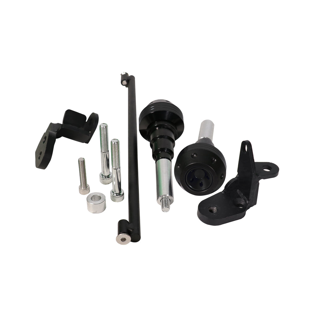 Suzuki Hayabusa Slider Frame Crash Protectors Black_9