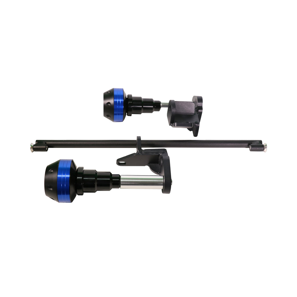 Suzuki Hayabusa Slider Frame Crash Protectors Blue_3