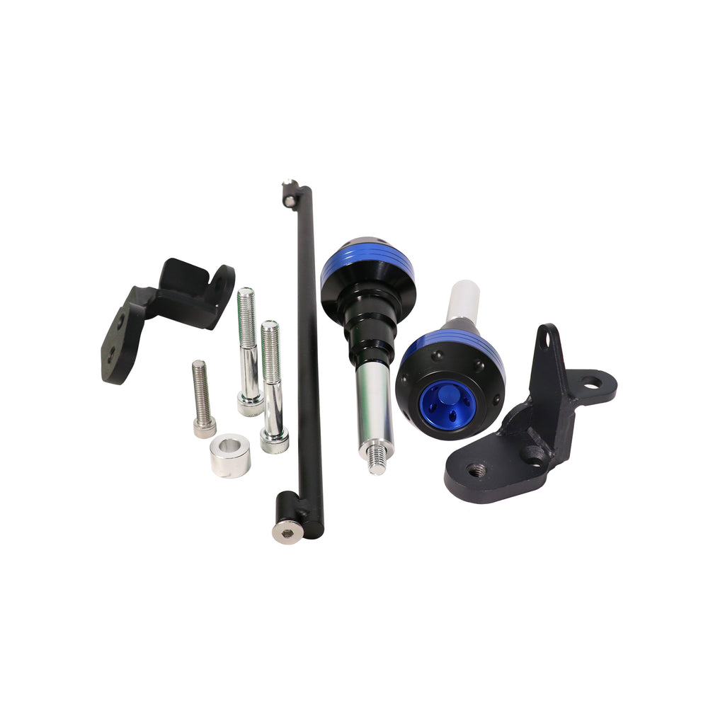 Suzuki Hayabusa Slider Frame Crash Protectors Blue_6