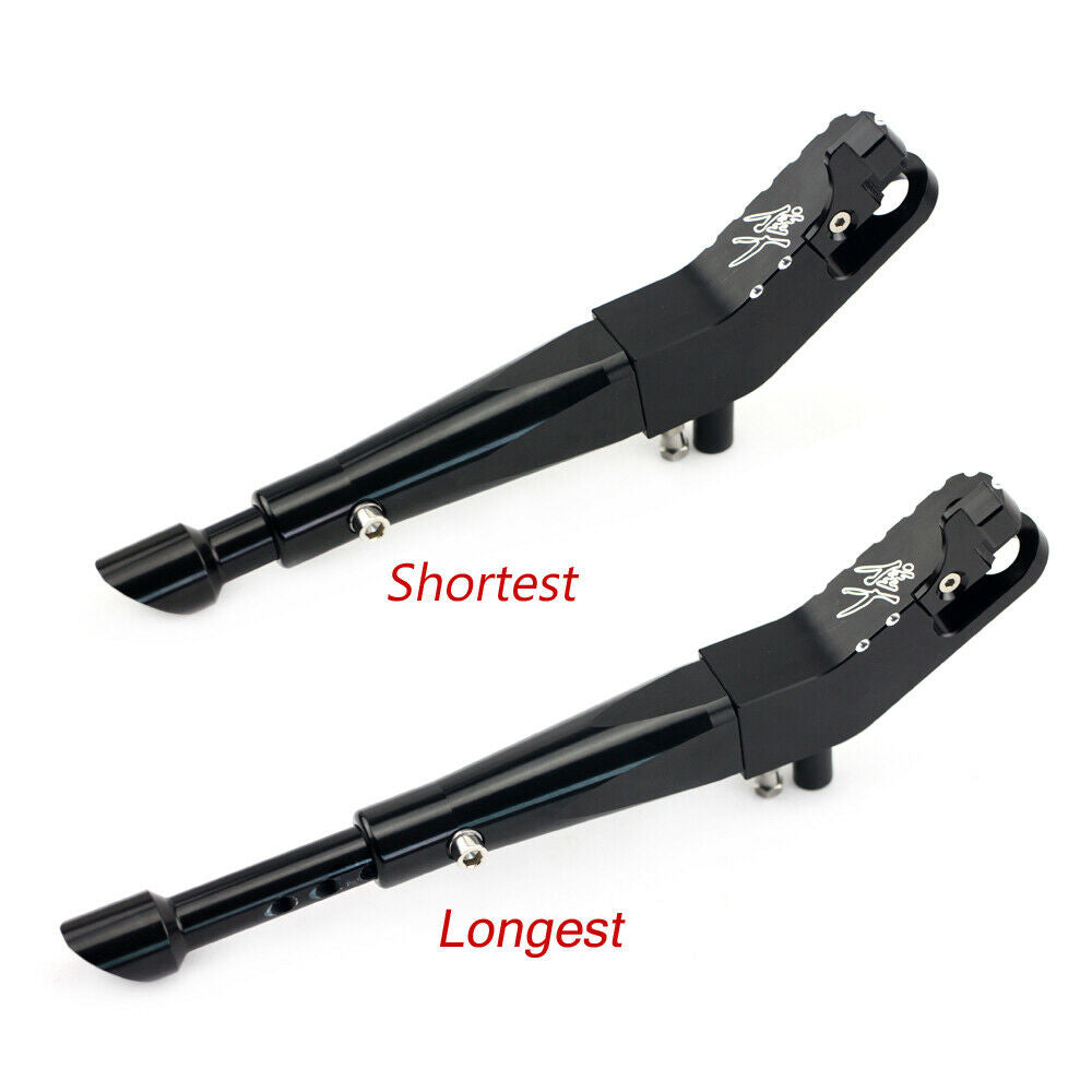 Suzuki Hayabusa Motorcycle Adjustable Kickstand Lowered Side Stand Black_3