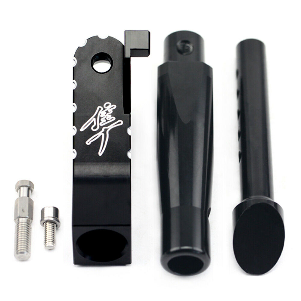 Suzuki Hayabusa Motorcycle Adjustable Kickstand Lowered Side Stand Black_6