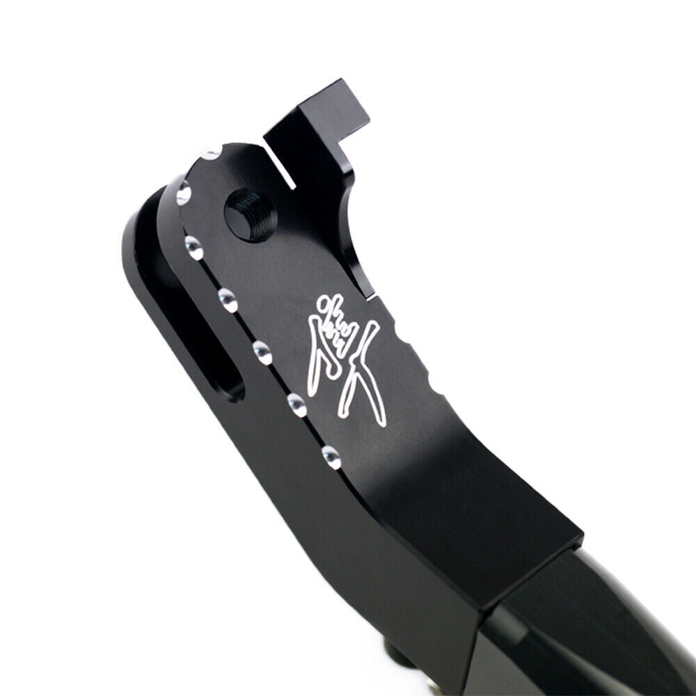 Suzuki Hayabusa Motorcycle Adjustable Kickstand Lowered Side Stand Black_7
