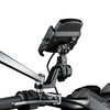 Motorcycle Handlebar Mobile Phone holder Mount with USB Fast Charger_2