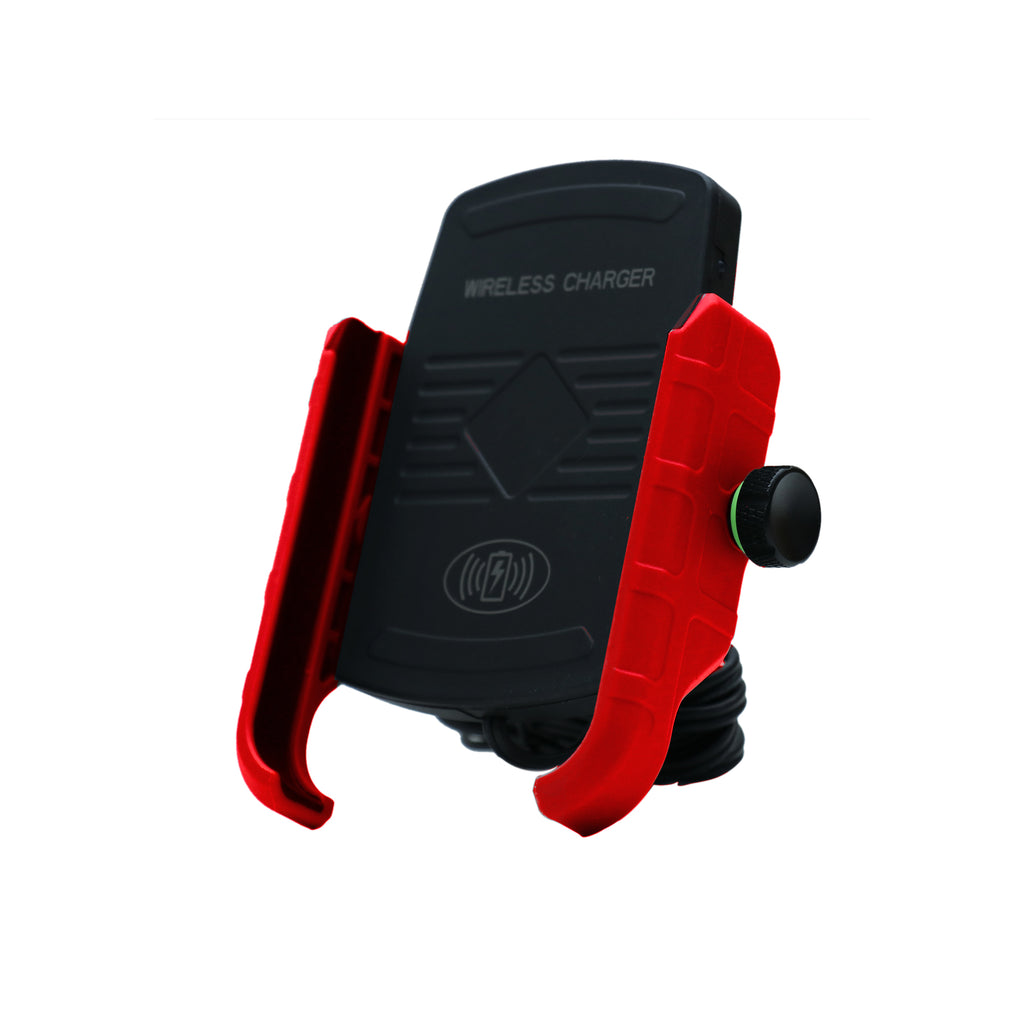 Phone Holder for Bike KPH-EW-RD with Wireless Charger, Red_3