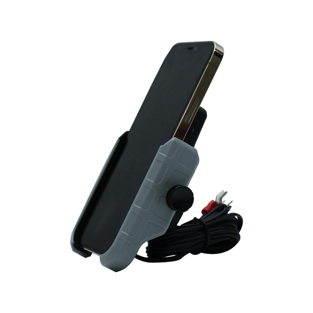 Phone Holder for Bike KPH-EW-GY with Wireless Charger, Gray_3