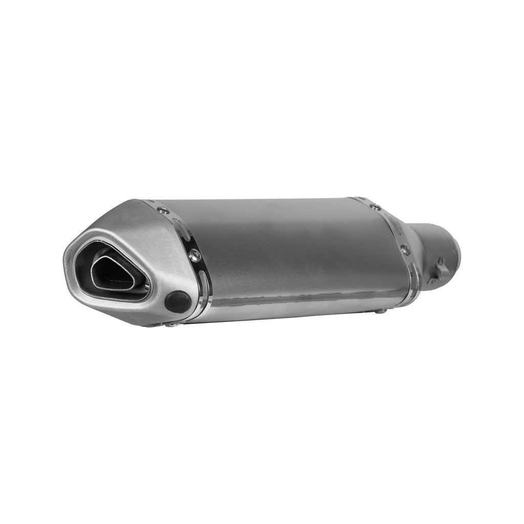 Exhaust Muffler Carbon Fiber silver_3