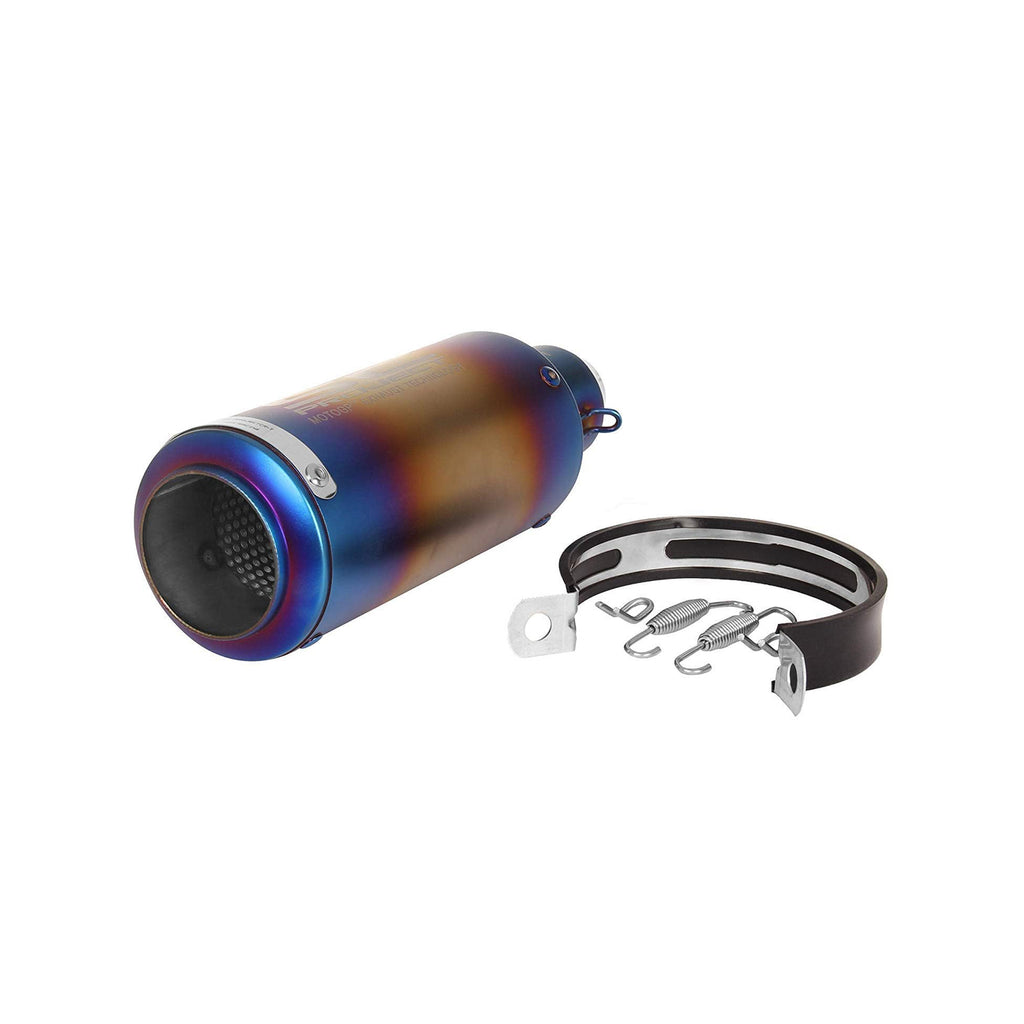 Universal Bike Exhaust Pipe SC Project Straight, Rainbow Color_3