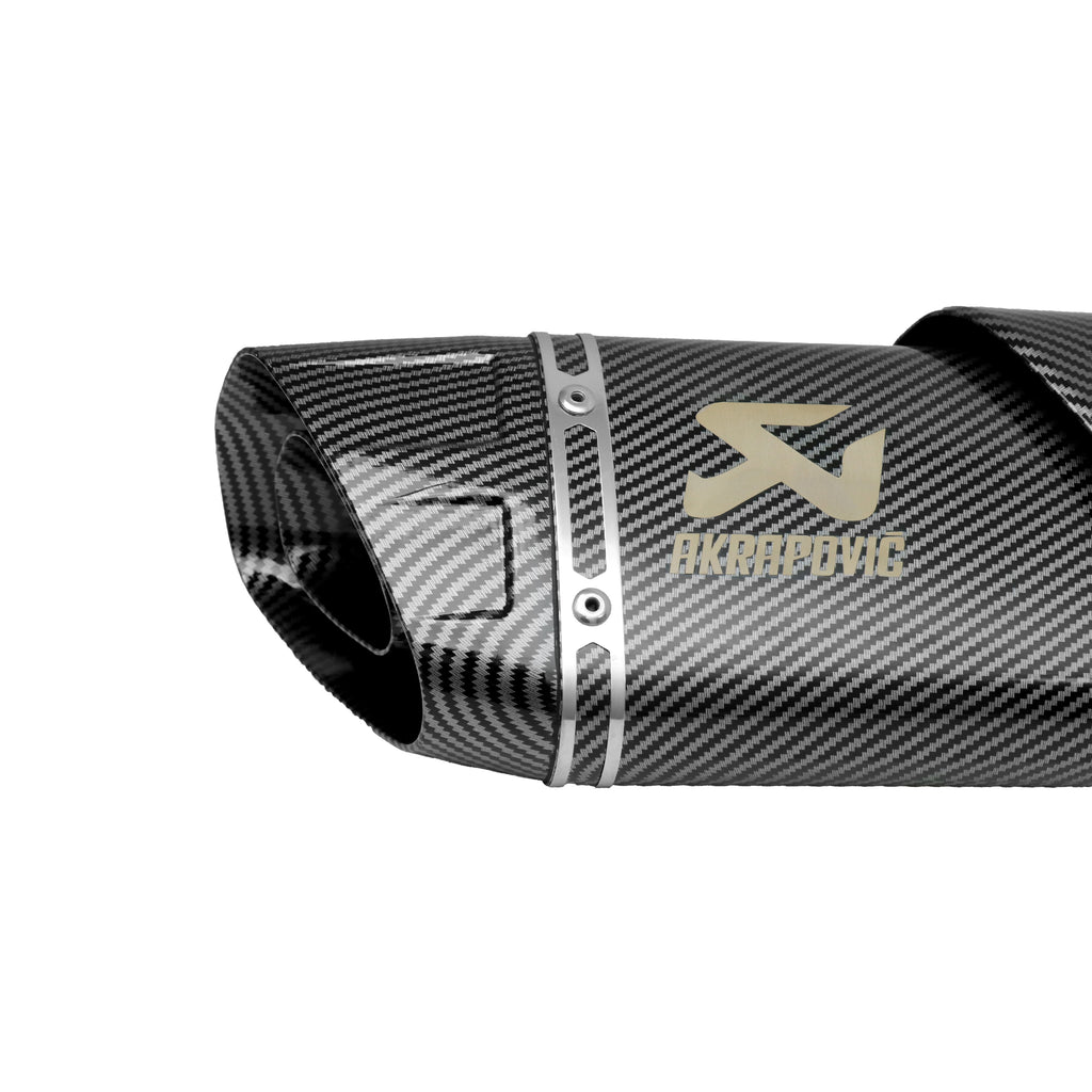 K15 Motorcycle Exhaust System Carbon Fibre Dirt Bike Exhaust Muffler_5