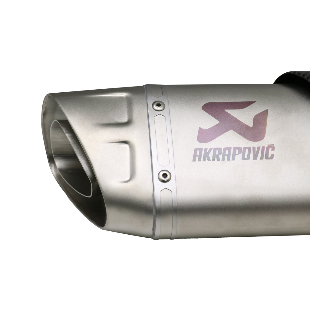 K22 Titanium Black Carbon Fibre Motorcycle Exhaust Muffler System_5