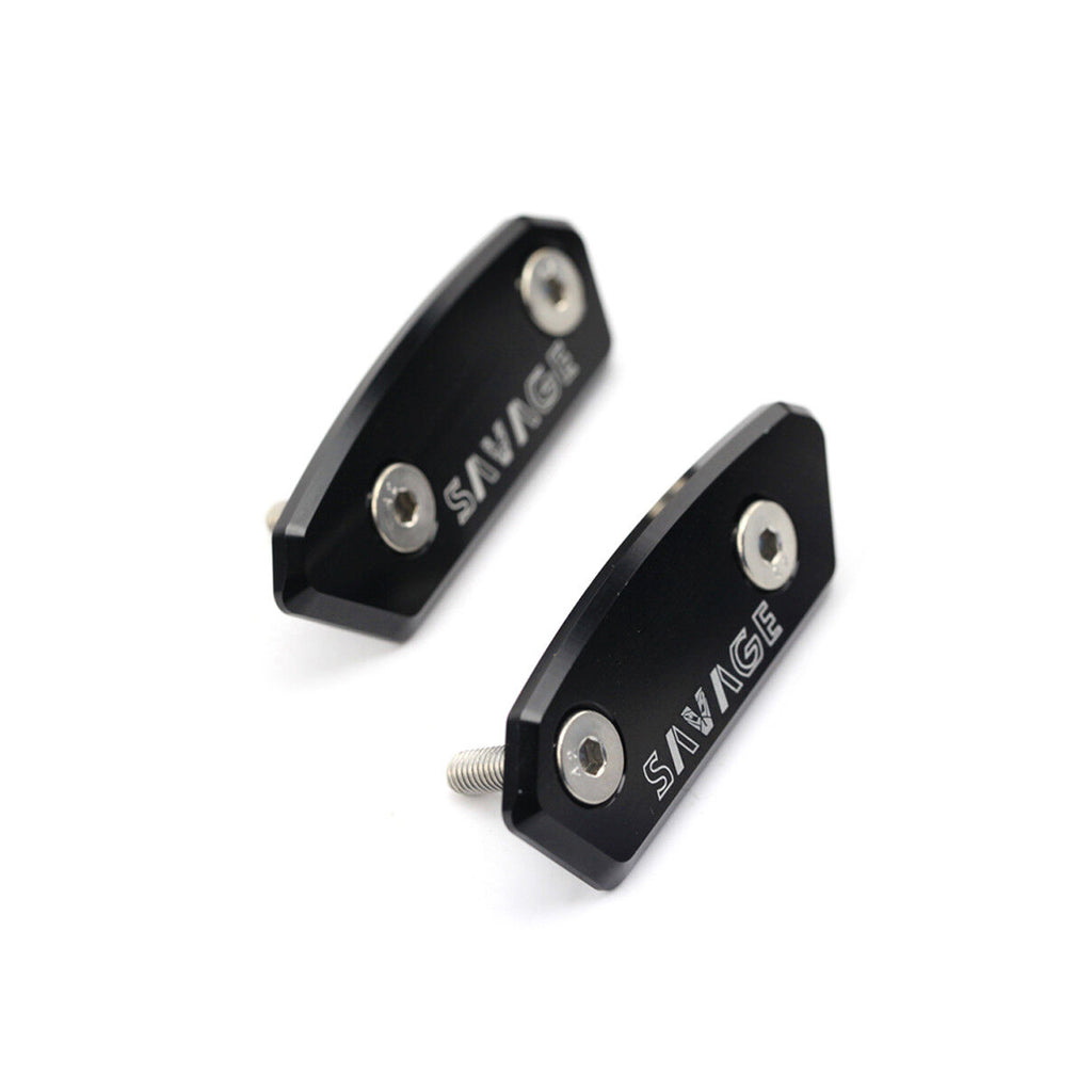 PAIR OF MIRROR HOLE COVERS BLOCK OFF CAP_2