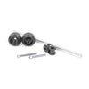 SAVAGE BLACK FRONT REAR WHEEL AXLE FORK PROTECTOR_3