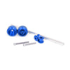 SAVAGE BLUE FRONT REAR WHEEL AXLE FORK PROTECTOR_3