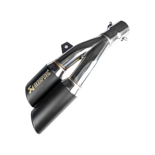 Universal Motorcycles Exhaust Muffler With Double Head - 875585-1