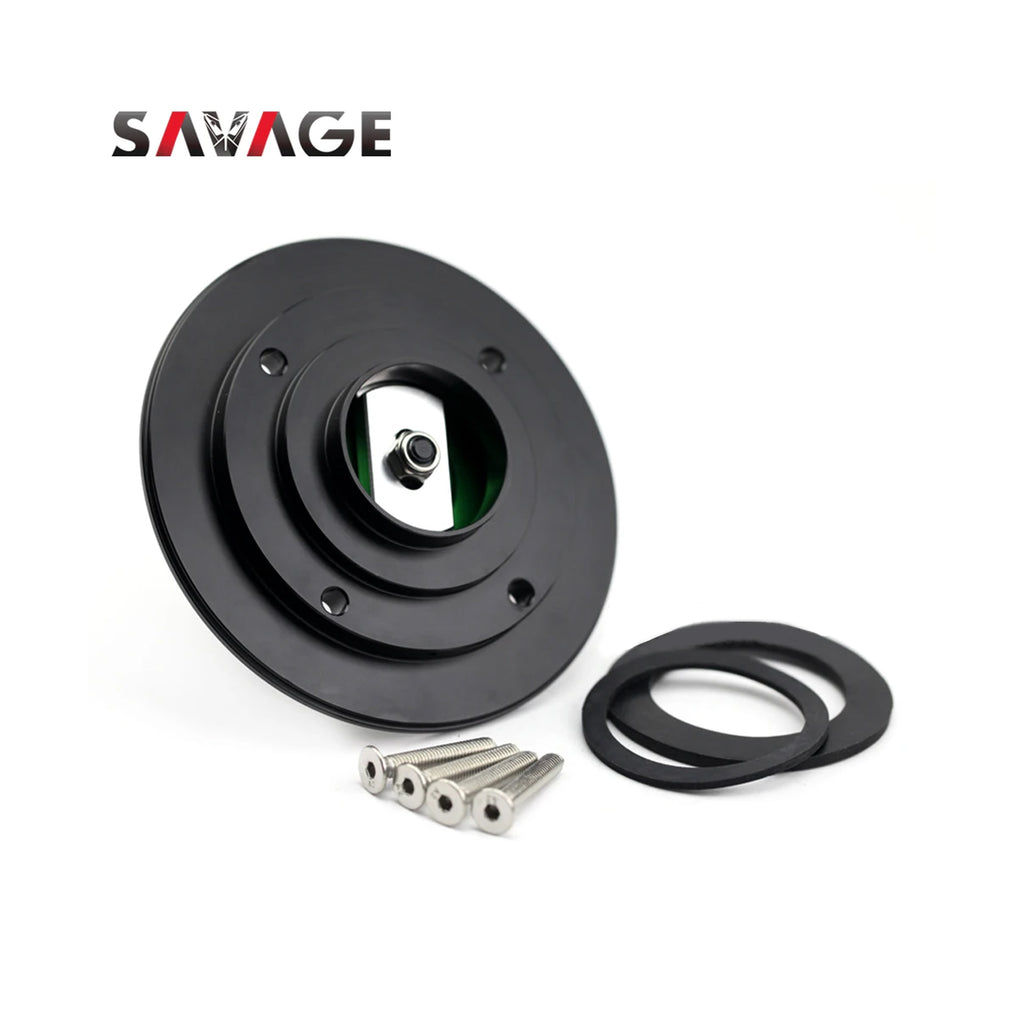 غطاء خزان الوقود SAVAGE Kawasaki باللون الأخضر - 875642