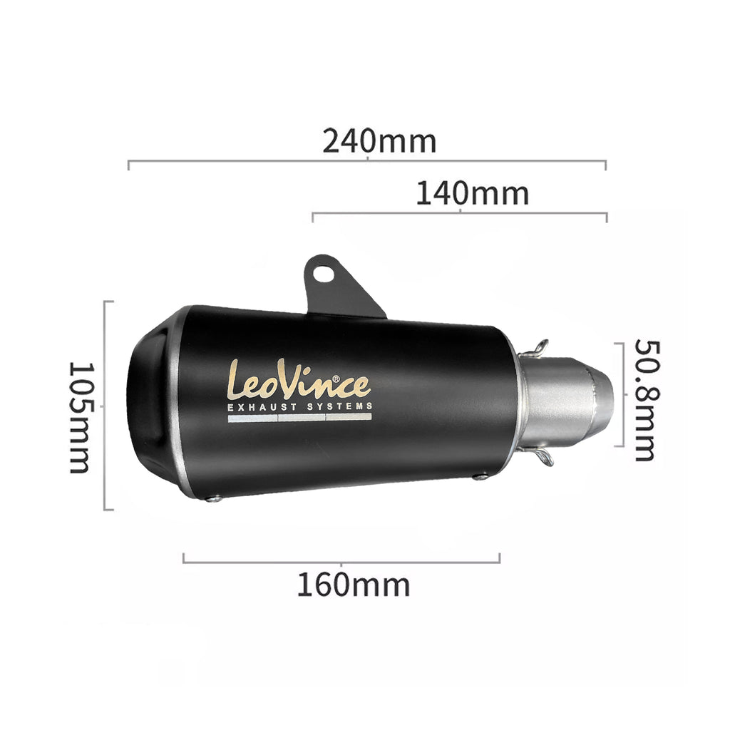 LeoVince LV-10 Black Slip On Exhaust System for Motorcycles - 875676_3