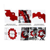 ATV Dual Sprocket Guard For Yamaha Raptor 700 YFM700R 2012-20 Black, Blue & Red_9