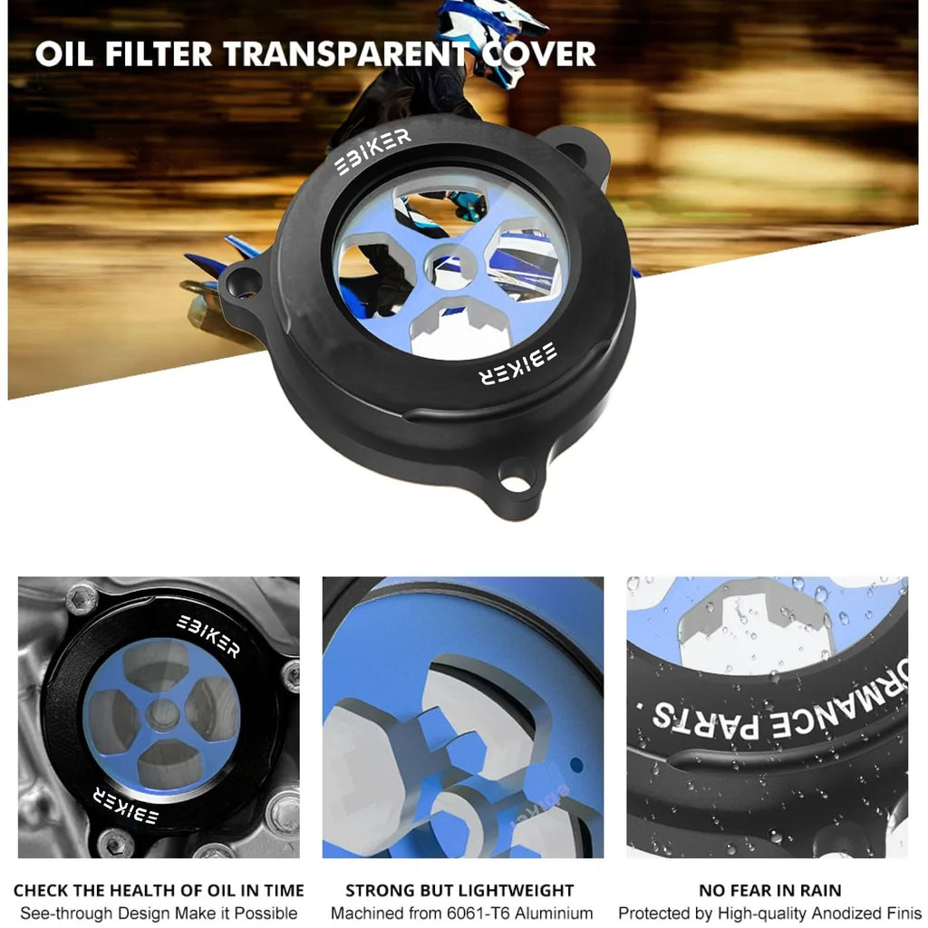 Oil Filter Cover For Yamaha Raptor 700R YFM700R SE 2017-2019 Black - 890024_4