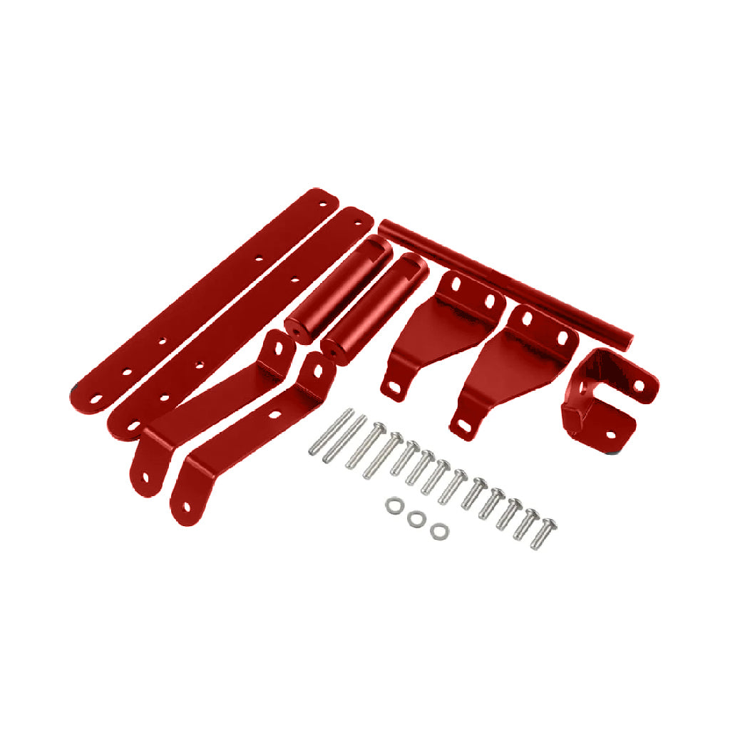 CNC Machined Aluminum Rear Grab Bar for Yamaha Raptor 700, Red - EB11240391_3