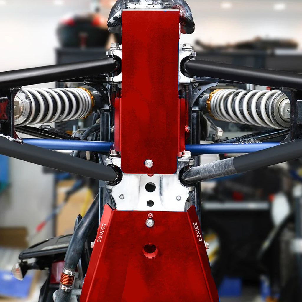 Skid Plate For Yamaha Raptor 700 2006-2011 2013-2020 700R,  Red - EB11240396_7