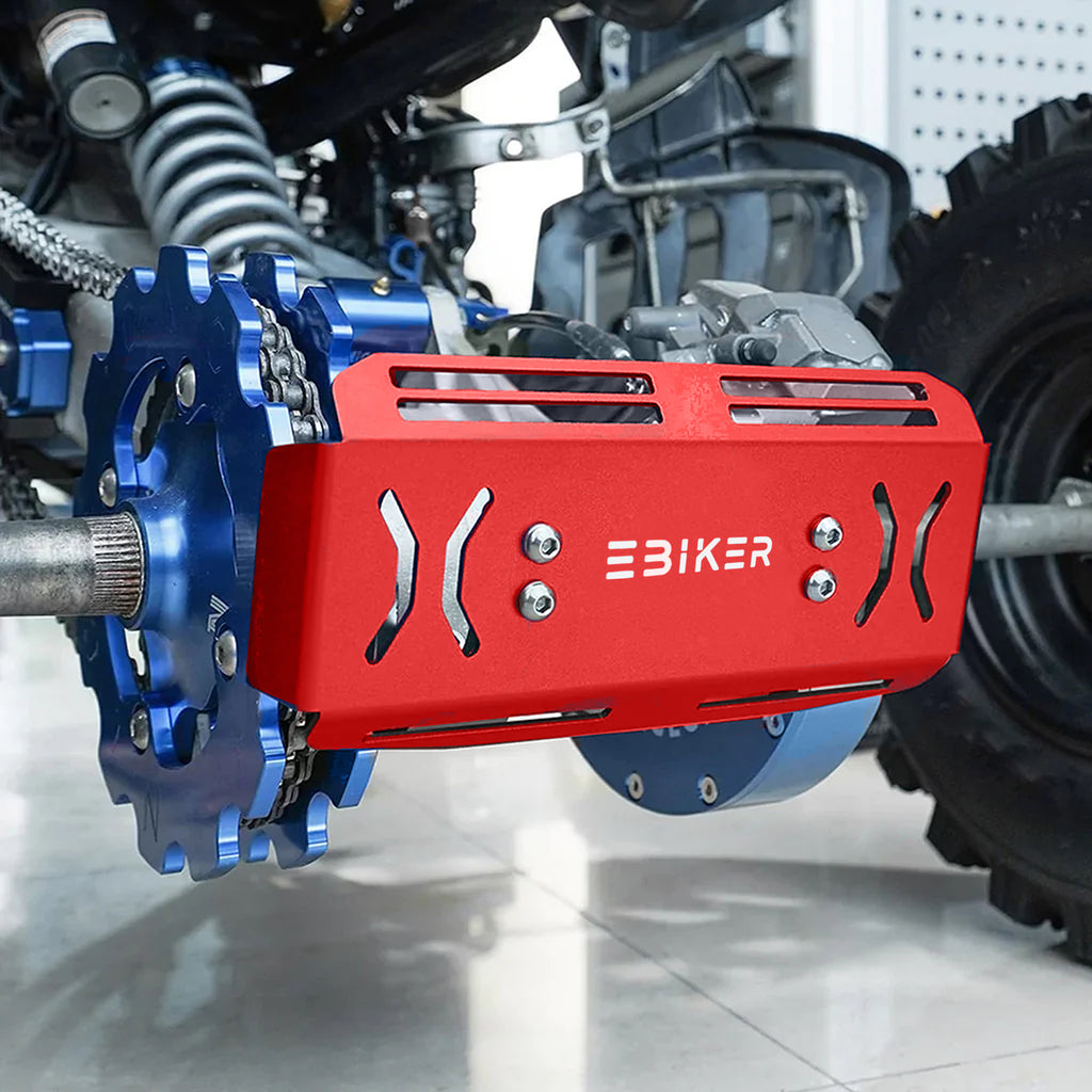 Rear Bumper Bash Guard Heavy Duty Aluminum for Yamaha Raptor 700R (Red) - 890125_2