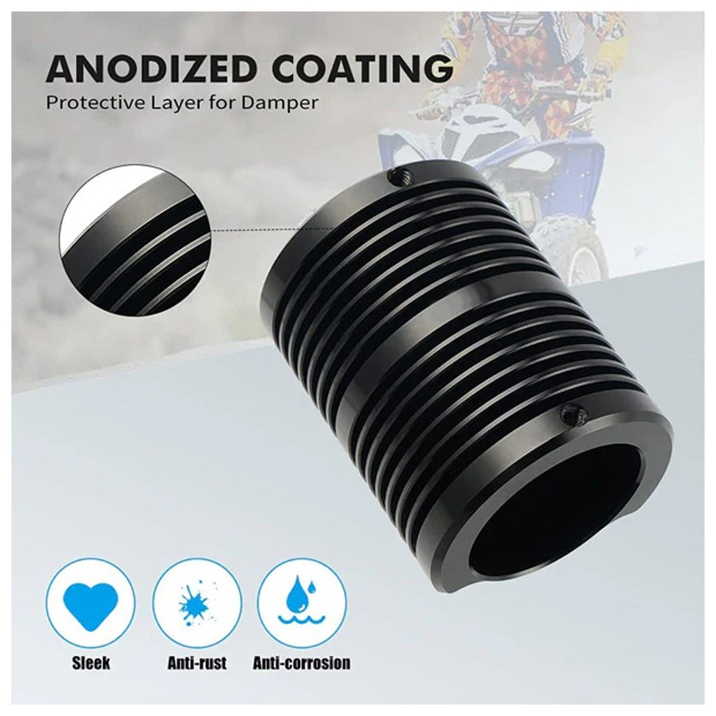 Front Shock Cooler For Yamaha Raptor 700R Black - EB11240440_4