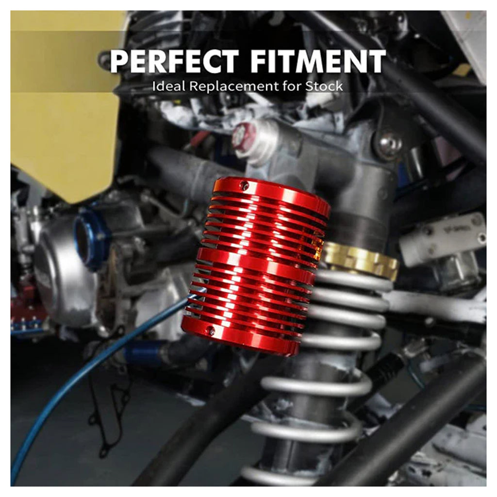 Front Shock Cooler For Yamaha Raptor 700R Red - EB11240441_4