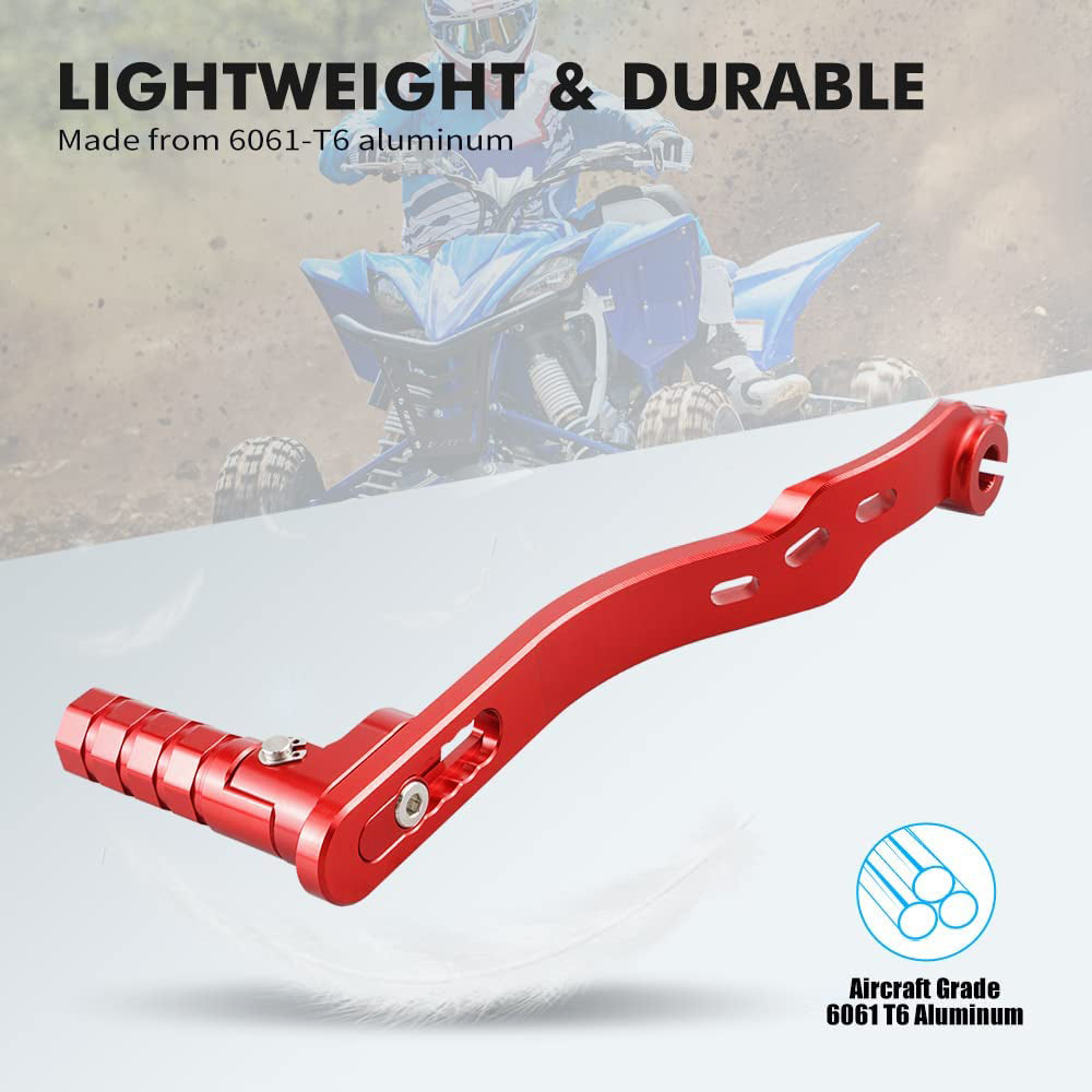 Shifter Shift Level Pedal Compatible with Yamaha Raptor 700 Red_4