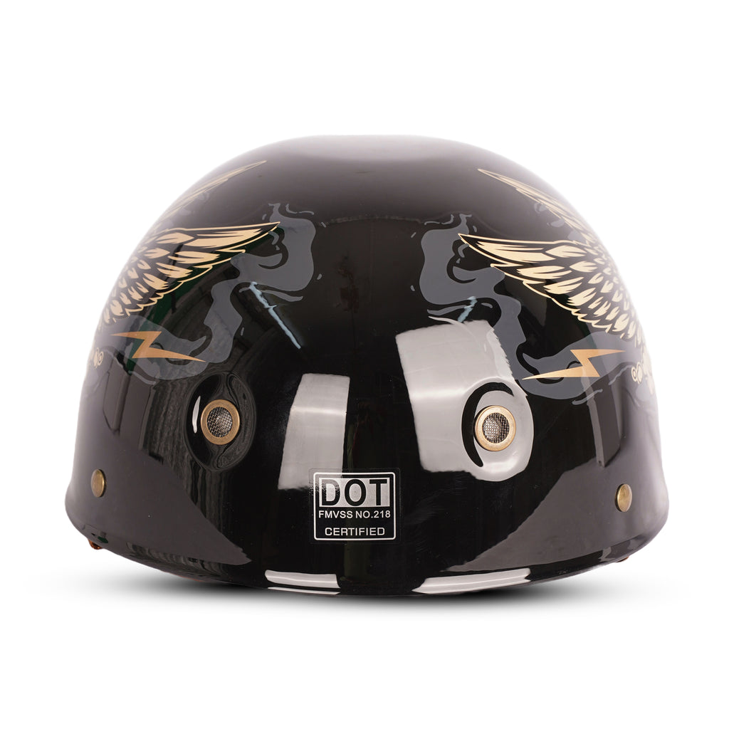 Half Shell Skull DOT Baseball Cap Style Helmet - 835621_5