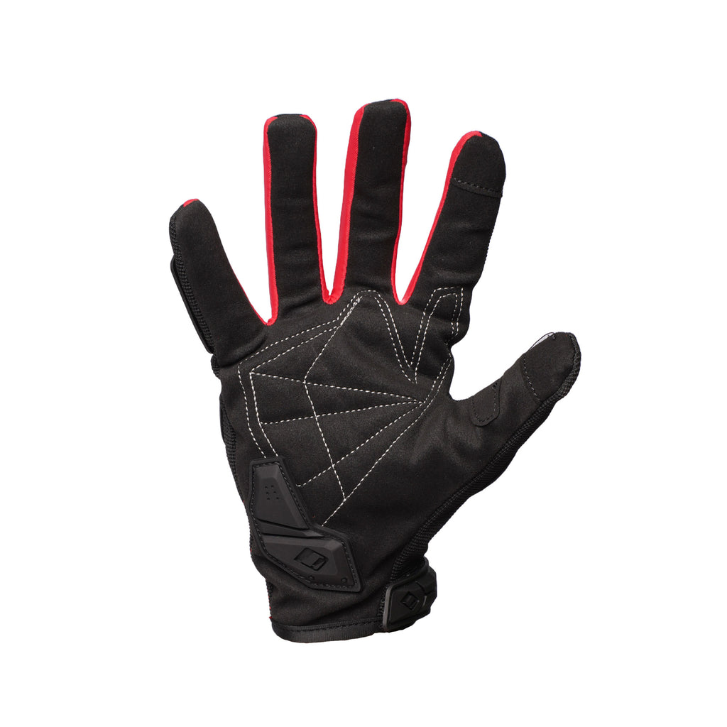 ONES AGAIN MG-14 Full Finger Riding Gloves (Black / Red)_8