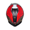 JUST1 J-GPR Instinct Fluo Light Red Carbon Full Face Helmet (ECE)_8