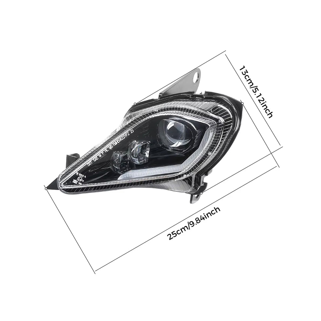Yamaha Raptor DRL Adjustable Turn Signal LED Headlight for ATV - 827432_2