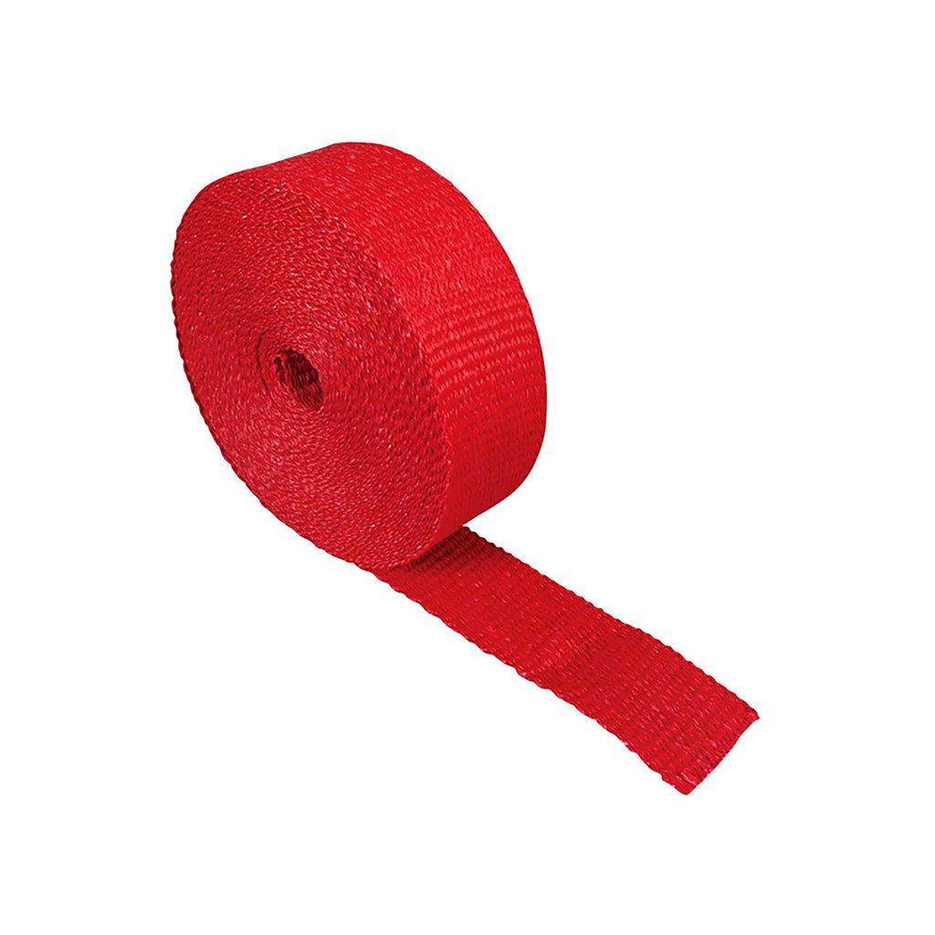 Bike Exhaust Pipe Insulation Heat-Wrap 5CM x 10M Red_1