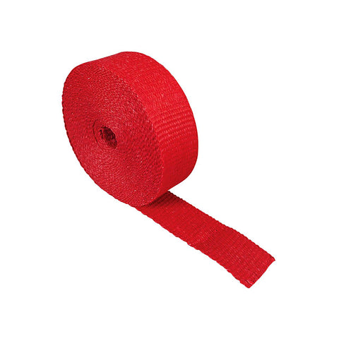 Bike Exhaust Pipe Insulation Heat-Wrap 5CM x 10M Red_1