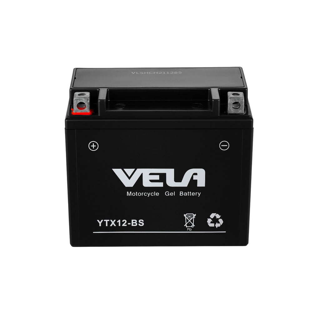 Vela YTX12-BS 12V 10Ah AGM Motorcycle Battery_1