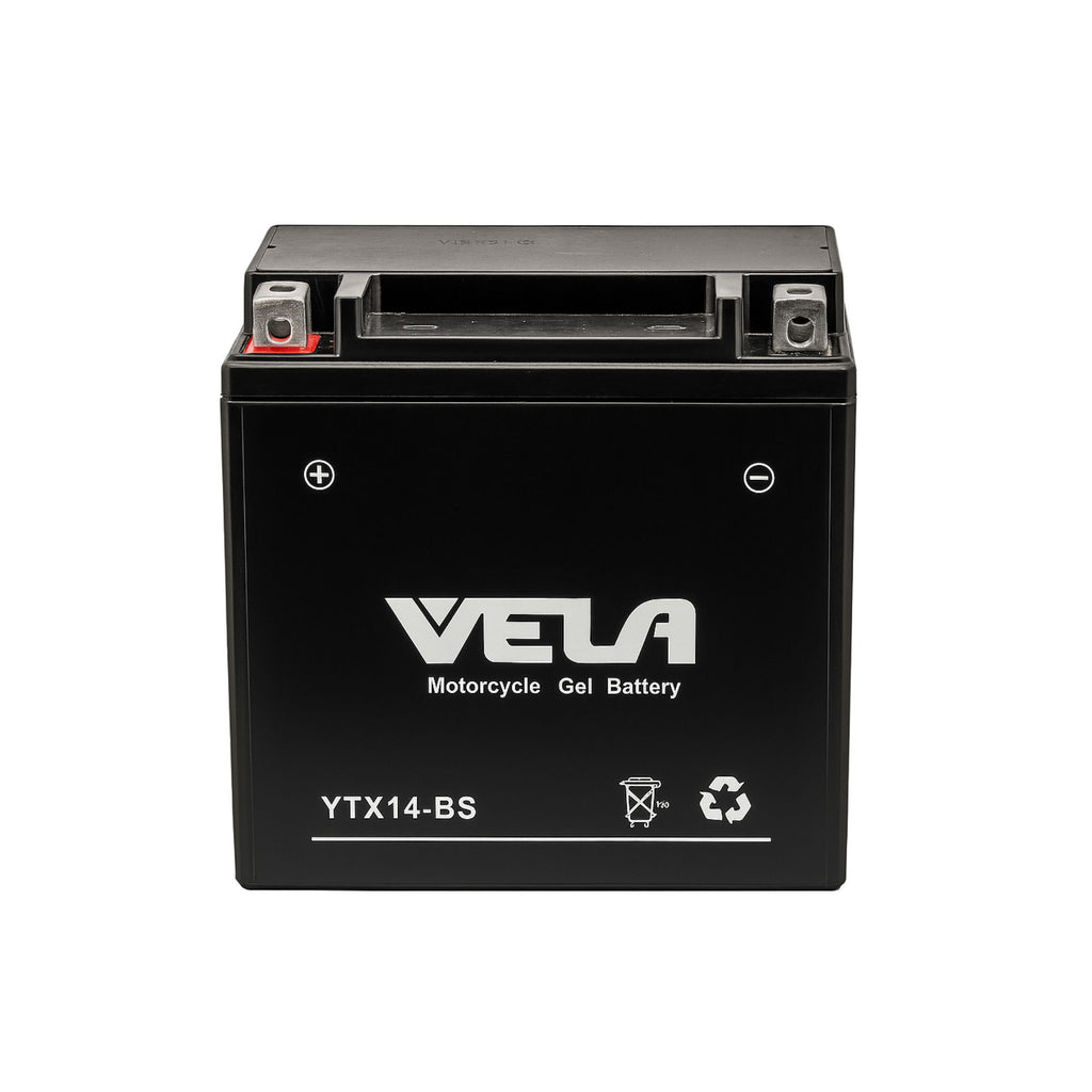 VELA YTX14-BS 12 V 14 Ah Motorcycle Battery
