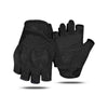 RS GLOVES RS09 Half Finger Motorcycle Gloves Black/Red_5