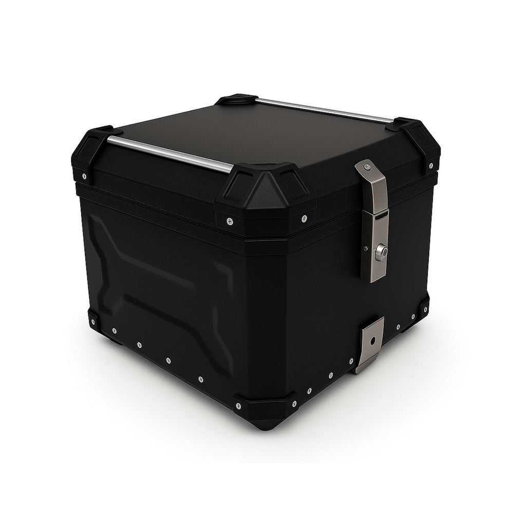 X STAMPING Q3-J2 65L Motorcycle Top Case Black Tail Box_3