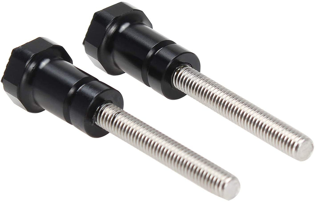Suzuki Hayabusa Seat Thumb Screws Bolt Black_6