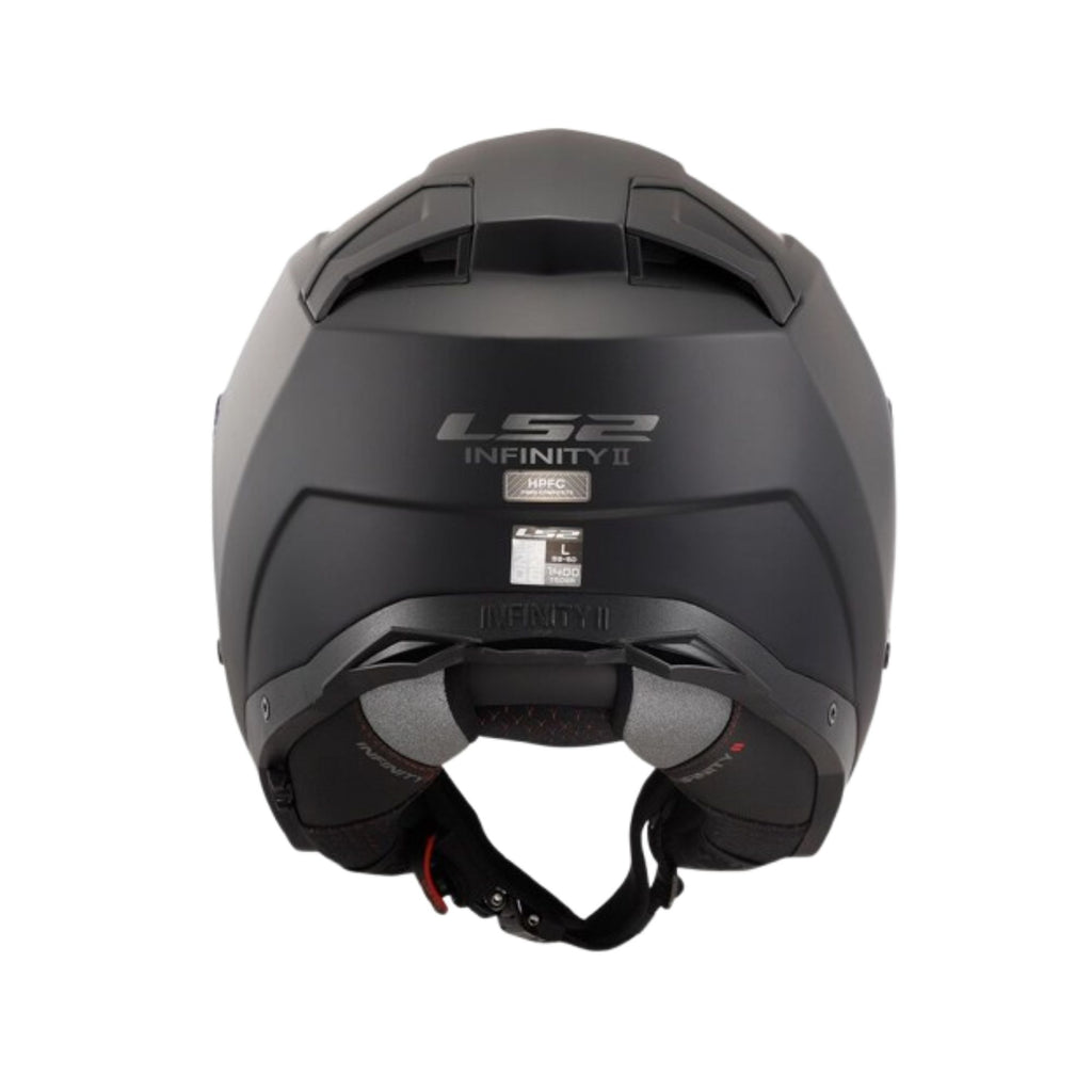 LS2 OF603 Infinity II Solid Matte Black Open Face Helmet - 609298_3