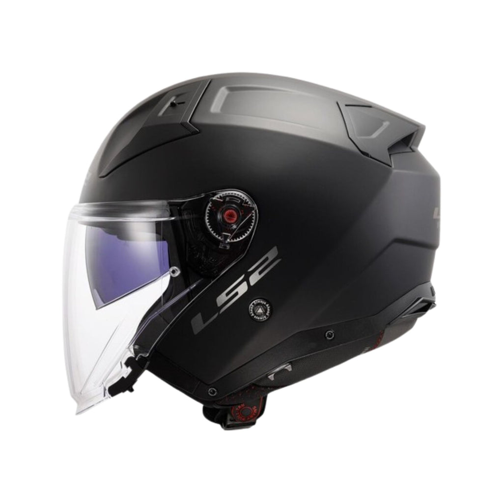 LS2 OF603 Infinity II Solid Matte Black Open Face Helmet - 609298_5
