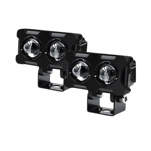 XHR-JRY Dual Color Mini Motorcycle LED Running Light Spotlight_2