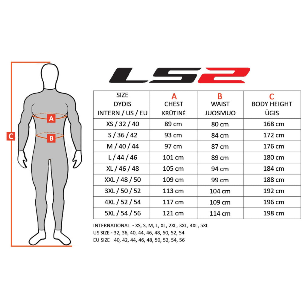 LS2 Sepang Men Motorcycle Jacket Black / Dark Grey, Waterproof CE_5