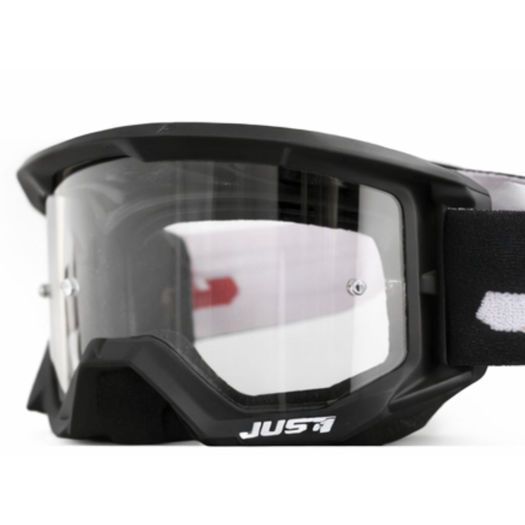 JUST1 Motorcycle Goggles Glasses Clear Black_6