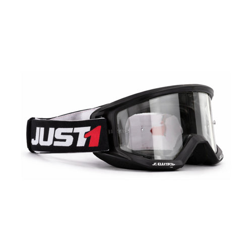 JUST1 Motorcycle Goggles Glasses Clear Black_8